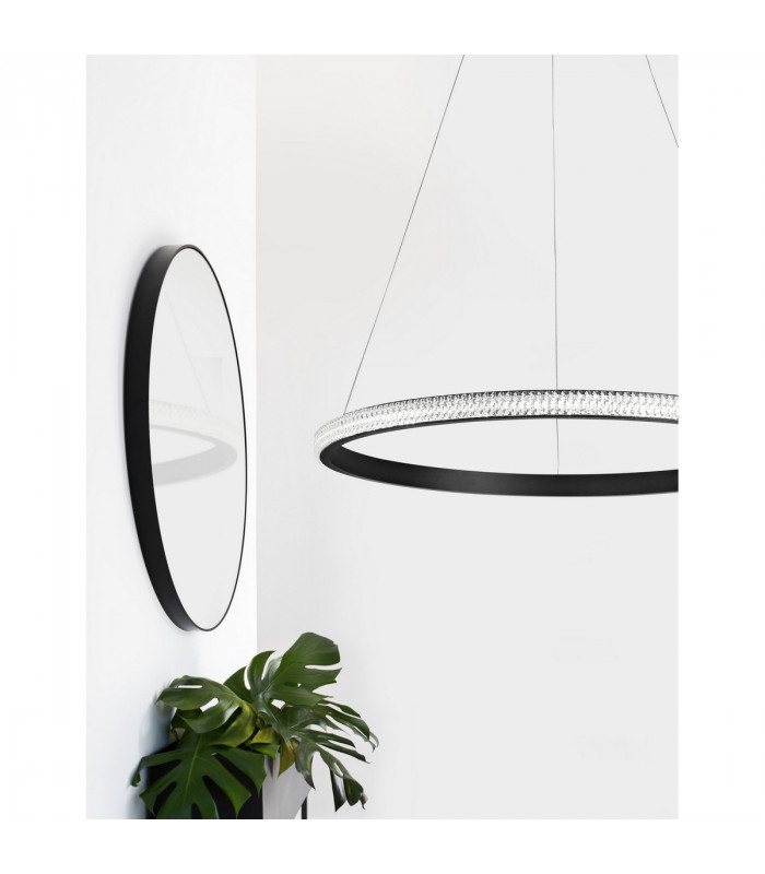 Nager Integrated LED Pendant Ceiling Light Dimmable Sandy Black Aluminium LED 29W 1684Lm 3000K-2