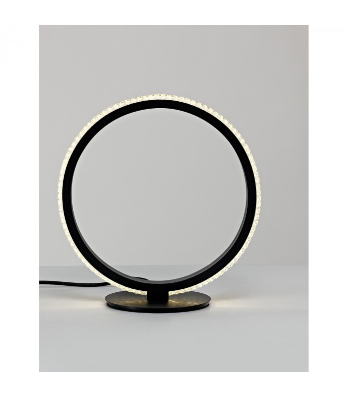 Nager Integrated LED Table Lamp Sandy Black Aluminium LED 11W 536Lm 3000K-3