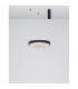 Preston 40cm Integrated LED Pendant Ceiling Light Dimmable Sandy Black Aluminium LED 25W 1800Lm 3000K-4