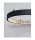 Preston 40cm Integrated LED Pendant Ceiling Light Dimmable Sandy Black Aluminium LED 25W 1800Lm 3000K-6