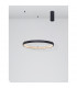 Preston 60cm Integrated LED Pendant Ceiling Light Dimmable Sandy Black Aluminium LED 37W 2264Lm 3000K-4