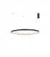Preston 110cm Integrated LED Pendant Ceiling Light Dimmable Sandy Black Aluminium LED 60W 4030Lm 3000K-1