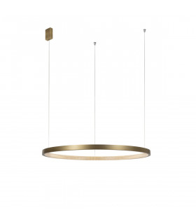 Vegas 108cm Integrated LED Pendant Ceiling Light Antique Brass Aluminium LED 35W 1900Lm 3000K-1