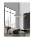 Vegas 85cm Integrated LED Pendant Ceiling Light Antique Brass Aluminium LED 30W 1650Lm 3000K-2