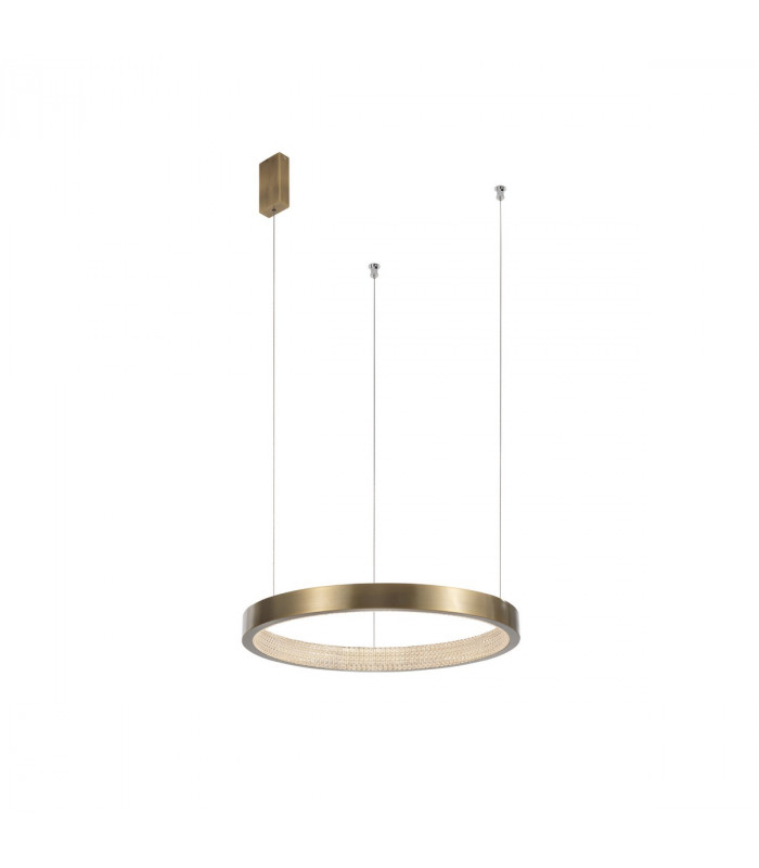 Vegas 45cm Integrated LED Pendant Ceiling Light Antique Brass Aluminium LED 18W 1020Lm 3000K-1