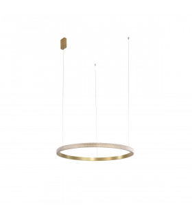 Orlando 85cm Integrated LED Pendant Ceiling Light Antique Brass Aluminium LED 30W 1650Lm 3000K-1