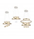 Orlando 85cm Integrated LED Pendant Ceiling Light Antique Brass Aluminium LED 30W 1650Lm 3000K-5