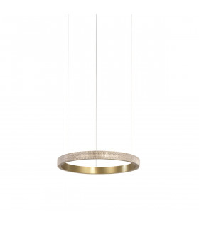 Orlando 65cm Integrated LED Pendant Ceiling Light Antique Brass Aluminium LED 23W 1265Lm 3000K-1