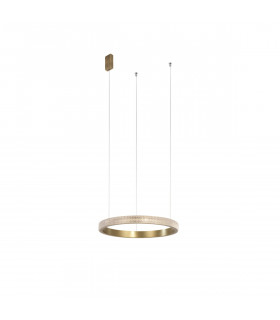 Orlando 45cm Integrated LED Pendant Ceiling Light Antique Brass Aluminium LED 18W 1020Lm 3000K-1