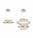 Oblix light Accessories Plate 1-3 rings Chrome Aluminium LED 75W Driver Included-2