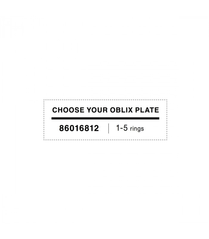 Oblix light Accessories Plate 1-5 rings Chrome Aluminium LED 100W Driver Included-3