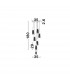Kovac 6 Light Cluster Pendant Ceiling Light Brushed Gold Steel Clear Structured Glass LED G9-4