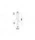 Cantona 3 Light Cluster Pendant Ceiling Light White Opal Glass Brass Gold LED G9-5