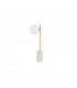 Cantona Globe Table Lamp White Opal Glass Brass Gold Marble LED G9-1