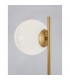Cantona Globe Table Lamp White Opal Glass Brass Gold Marble LED G9-2