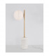 Cantona Globe Table Lamp White Opal Glass Brass Gold Marble LED G9-4