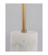 Cantona Globe Table Lamp White Opal Glass Brass Gold Marble LED G9-5