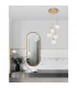 Cantona Wall Lamp White Opal Glass Brass Gold LED G9-2