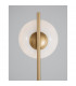 Cantona Floor Lamp White Opal Glass Brass Gold Marble LED E27-2