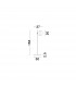 Cantona Floor Lamp White Opal Glass Brass Gold Marble LED E27-5