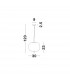 Lato 30cm Globe Pendant Ceiling Light Opal Glass Antique Brass Metal Black Fabric Wire LED E27-8