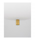 Lato 16.5cm Globe Pendant Ceiling Light Opal Glass Antique Brass Metal Black Fabric Wire LED E14-6