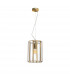 Celso Lanterns Pendant Ceiling Light Antique Metal Brass Clear Glass LED E27-1