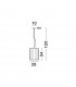 Celso Lanterns Pendant Ceiling Light Antique Metal Brass Clear Glass LED E27-3