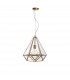 Flavio Lanterns Pendant Ceiling Light Antique Metal Brass Clear Glass LED E27-1