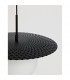 Obbit Globe Pendant Ceiling Light Opal Glass Matt Black Metal LED E27-3