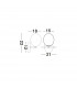 Vitton Wall Lamp Brass Metal White Glossy Glass LED E14-2