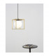 Juliet Globe Pendant Ceiling Light Brass Black Metal White Opal Glass LED E14-2