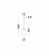 Prisma 17cm Dome Pendant Ceiling Light Gold Metal Clear Glass LED E27-5
