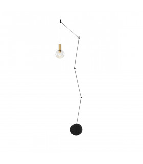 Belar Integrated LED Pendant Ceiling Light Clear Glass Brass Metal LED 4.8W 336Lm 3000K-1
