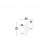 Impero 2 Light Wall Lamp White Frosted Glass Black Metal LED E14-7