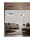 Joline Integrated LED Pendant Ceiling Light Sandy Black Metal Aluminium White Opal Glass LED 16W 1030Lm 3200K-2