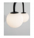 Joline Integrated LED Pendant Ceiling Light Sandy Black Metal Aluminium White Opal Glass LED 16W 1030Lm 3200K-4