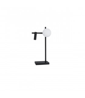 Joline Integrated LED Table Lamp Sandy Black Metal Aluminium White Opal Glass Switched LED 6W 450 Lm 1x3W 200Lm 3200K-1