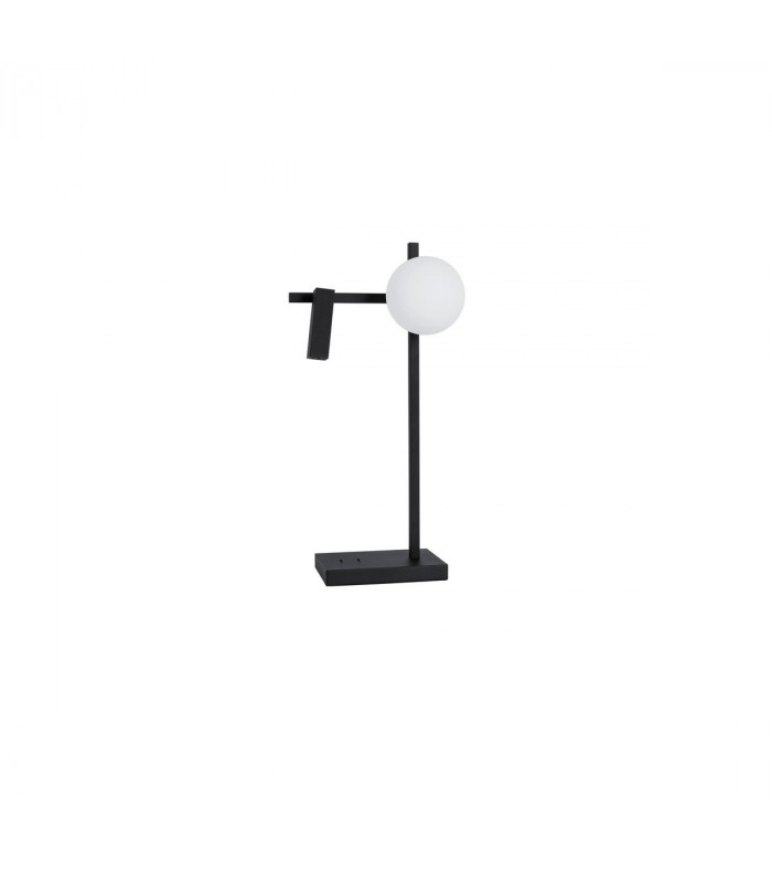 Joline Integrated LED Table Lamp Sandy Black Metal Aluminium White Opal Glass Switched LED 6W 450 Lm 1x3W 200Lm 3200K-1