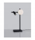 Joline Integrated LED Table Lamp Sandy Black Metal Aluminium White Opal Glass Switched LED 6W 450 Lm 1x3W 200Lm 3200K-2