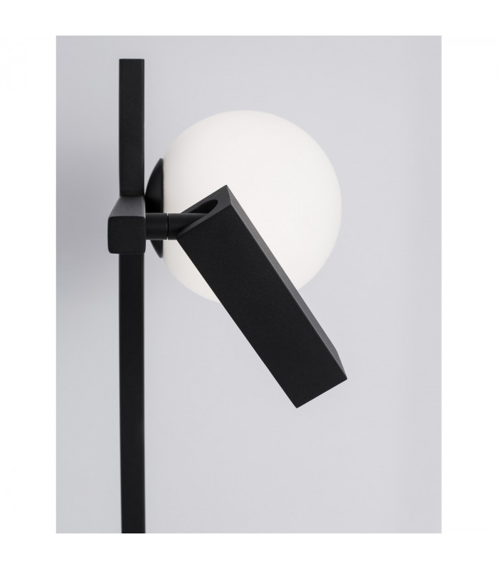 Joline Integrated LED Table Lamp Sandy Black Metal Aluminium White Opal Glass Switched LED 6W 450 Lm 1x3W 200Lm 3200K-4