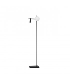 Joline Reading Lamp Sandy Black Metal Aluminium White Opal Glass Switched LED 6W 450Lm 1x3W 200Lm 3200K-1