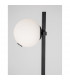 Joline Reading Lamp Sandy Black Metal Aluminium White Opal Glass Switched LED 6W 450Lm 1x3W 200Lm 3200K-5