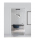 Cayo Integrated LED Pendant Ceiling Light Opal Glass Brass Black Aluminium LED 20W 1000Lm 3000K-2