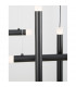 Cayo Integrated LED Pendant Ceiling Light Opal Glass Brass Black Aluminium LED 20W 1000Lm 3000K-7