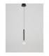 Cayo Integrated LED Pendant Ceiling Light Opal Glass Brass Black Aluminium LED 1x5W 250Lm 3000K-2