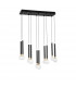 Cayo Bar Pendant Ceiling Light Opal Glass Brass Black Aluminium LED 50W 2400Lm 3000K-1