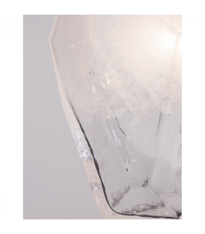 Ice Globe Pendant Ceiling Light White Colour Glass White Metal LED G9-6