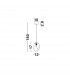 Ice Globe Pendant Ceiling Light White Colour Glass White Metal LED G9-7