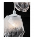 Ice 3 Light Cluster Pendant Ceiling Light White Colour Glass White Metal LED G9-4